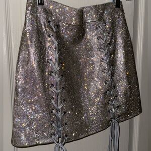 Dolls kill horoscope line/collection all rhinestone skirt size small